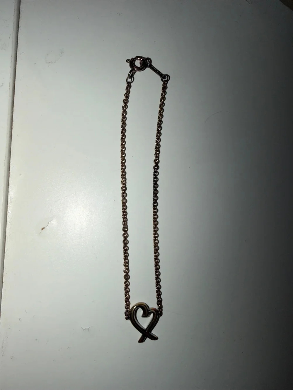 Tiffany and Co Paloma Picasso Loving Heart Bracelet Rose Gold